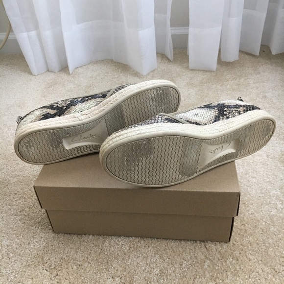clarks leather espadrilles
